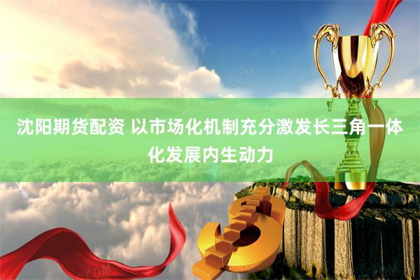 沈阳期货配资 以市场化机制充分激发长三角一体化发展内生动力