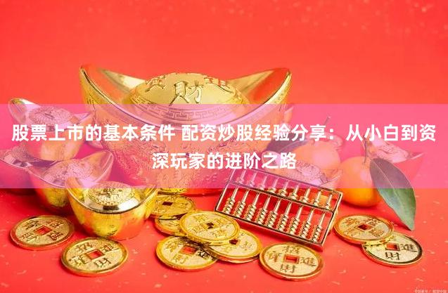 股票上市的基本条件 配资炒股经验分享：从小白到资深玩家的进阶之路